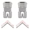 Claw 3M Claw Silver Drywall All Purpose Hanger 65 lb 2 pk 3PH65M-2ES - alternate 3